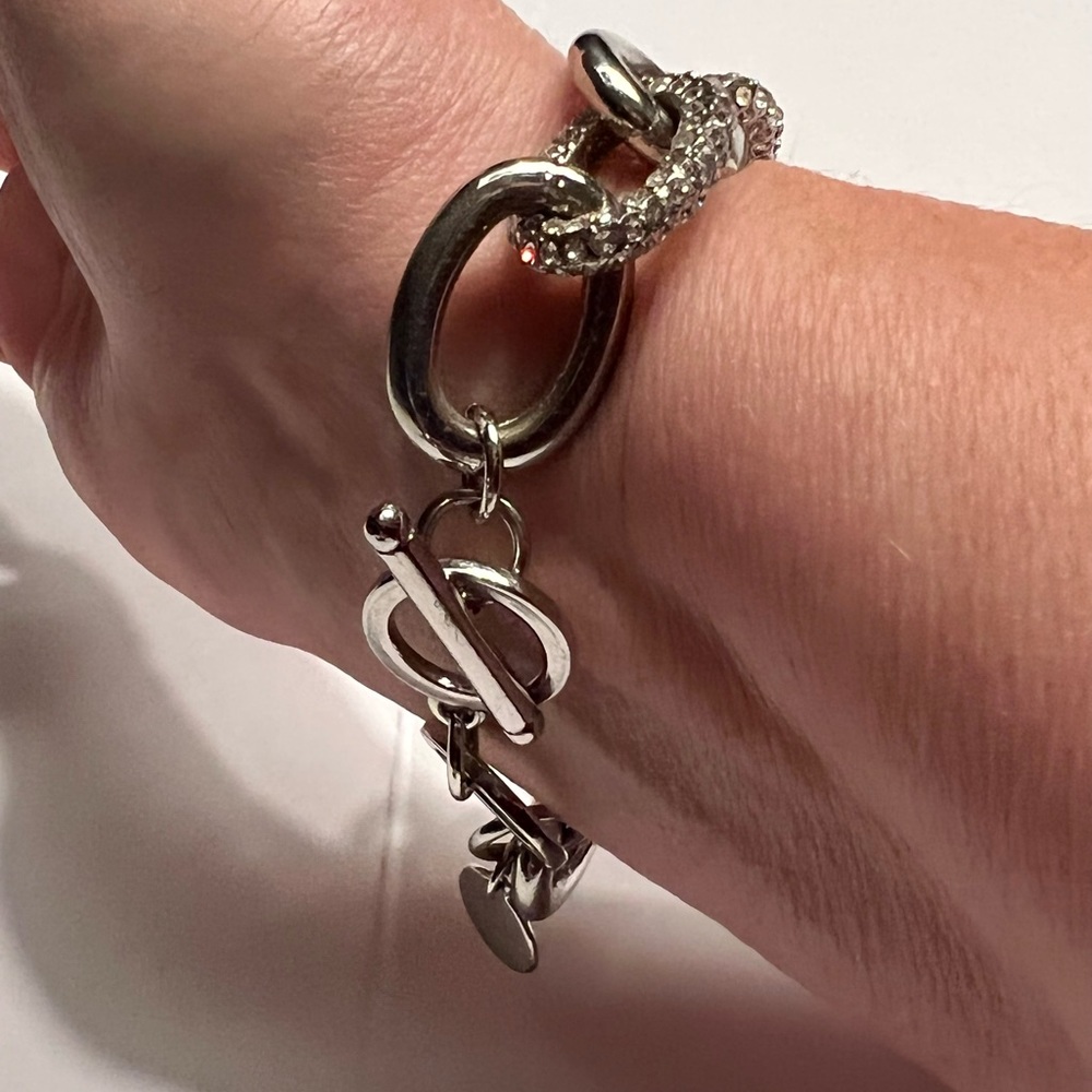 Chico's Silver & Crystal Bracelet - Picture 8 of 10